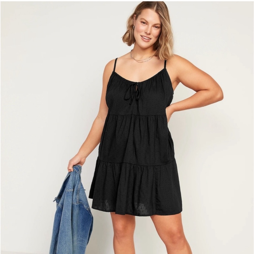 old navy black mini sundress